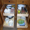 vertical slideout shelves